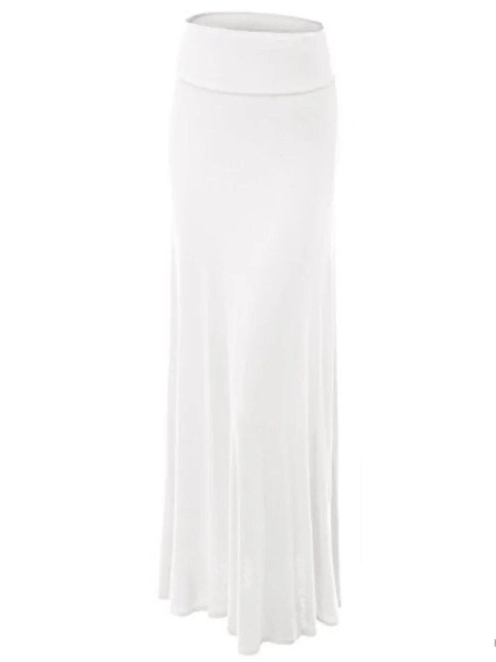 Lightweight Maxi Lounge Skirt High Stretch Fold Over